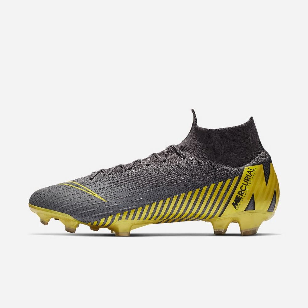 Crampon De Foot Nike Superfly 6 Elite FG Game Over Grise 6310-897 Thunder Grey/Dark Grey/Black Femme | MMT-59871245